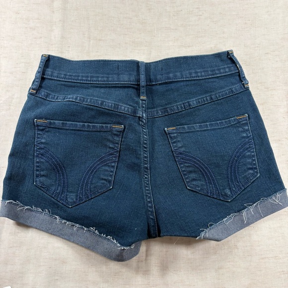 Hollister Blue Denim Shorts - 0 - Picture 3 of 3